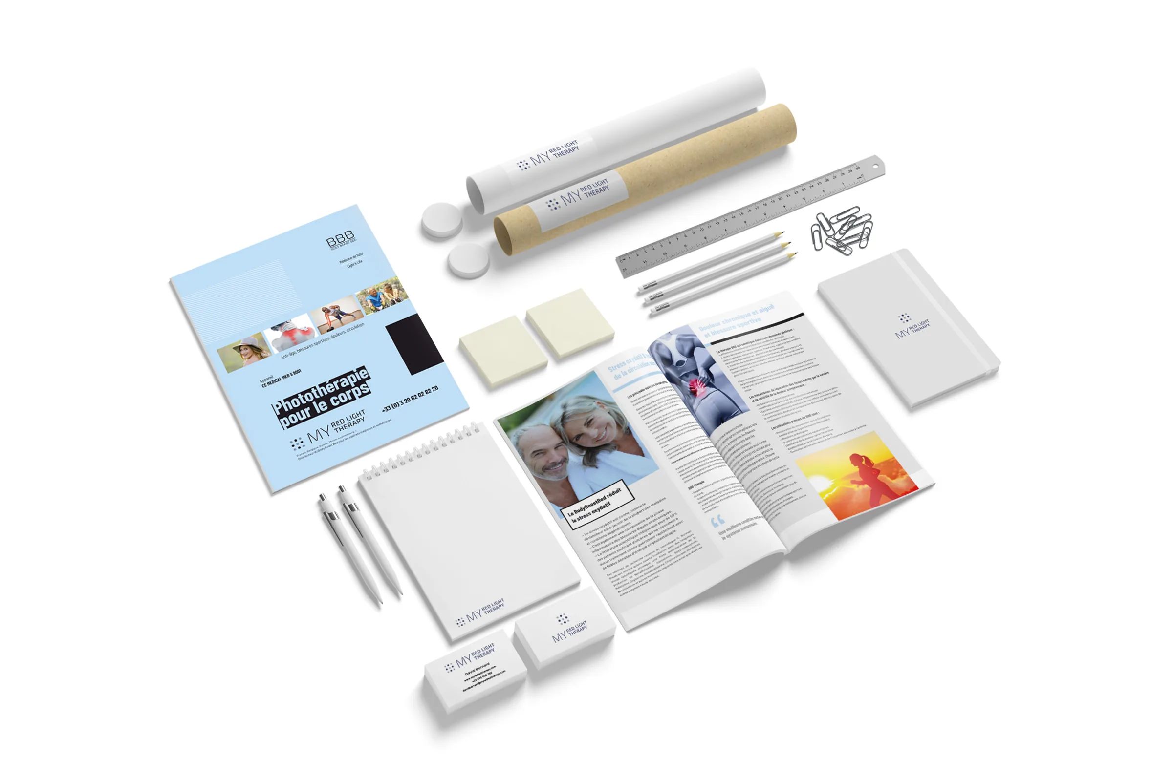 Bioledtherapy - Direction artistique, Identité visuelle, UX/UI Design