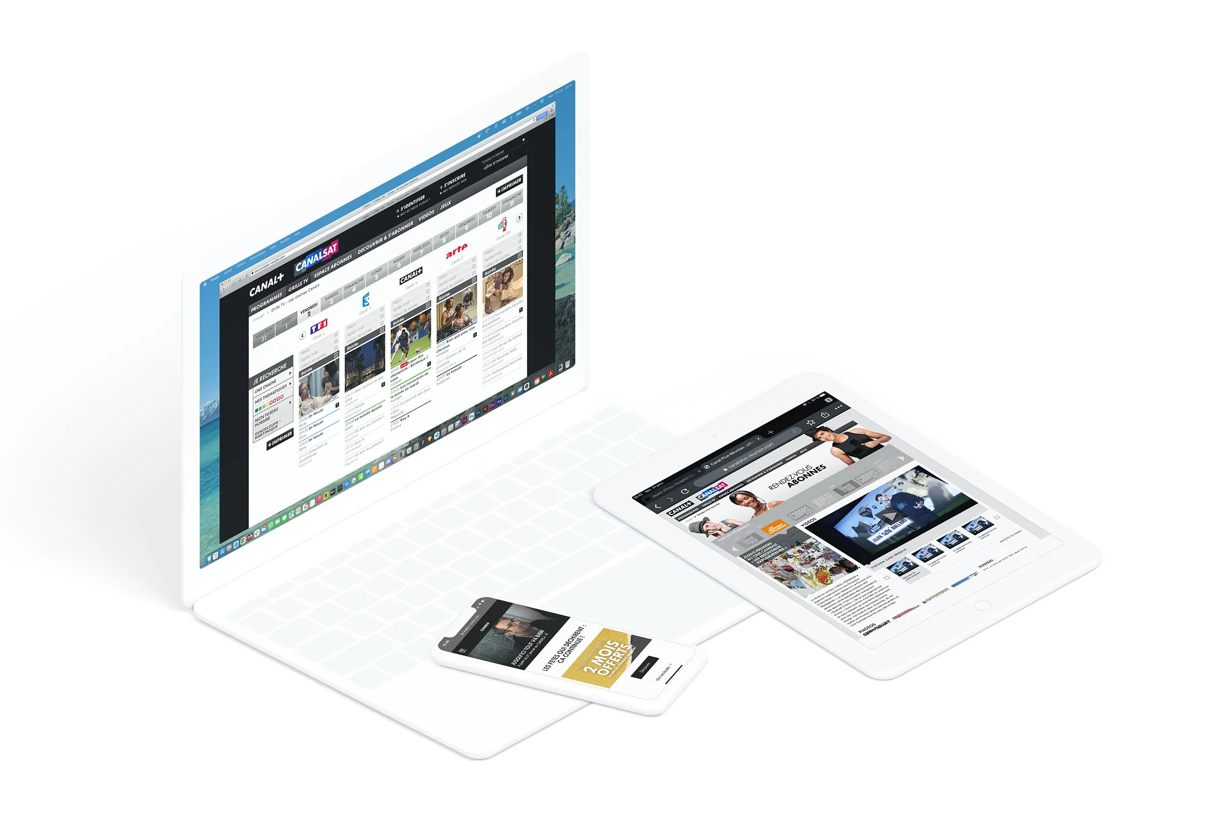 Refonte globale des 6 sites web & Applis Mobile