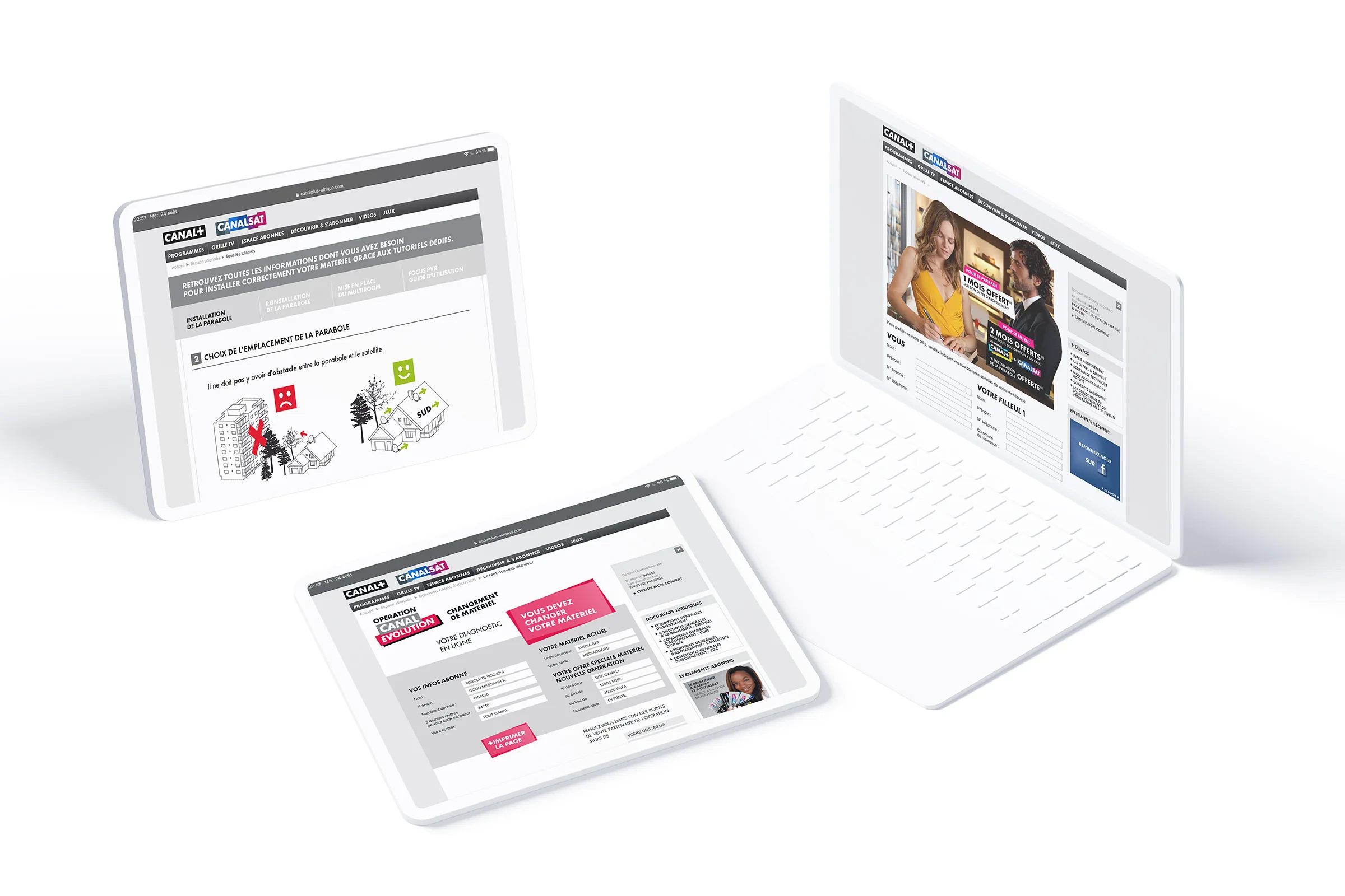 Espace utilisateur et programmes de fidélité