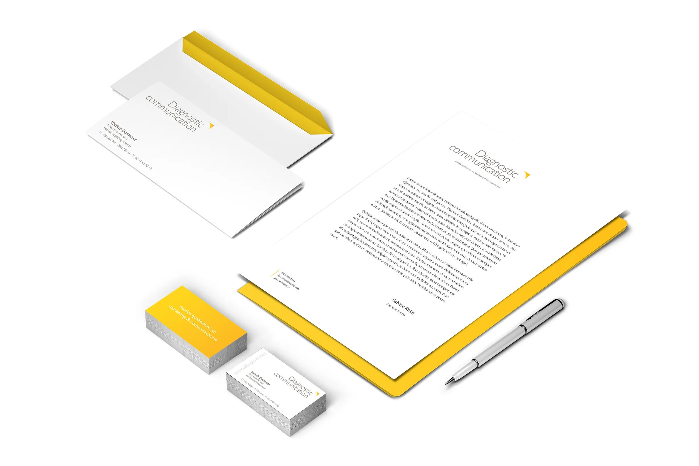 DiagCom - Identité visuelle. Direction artistique