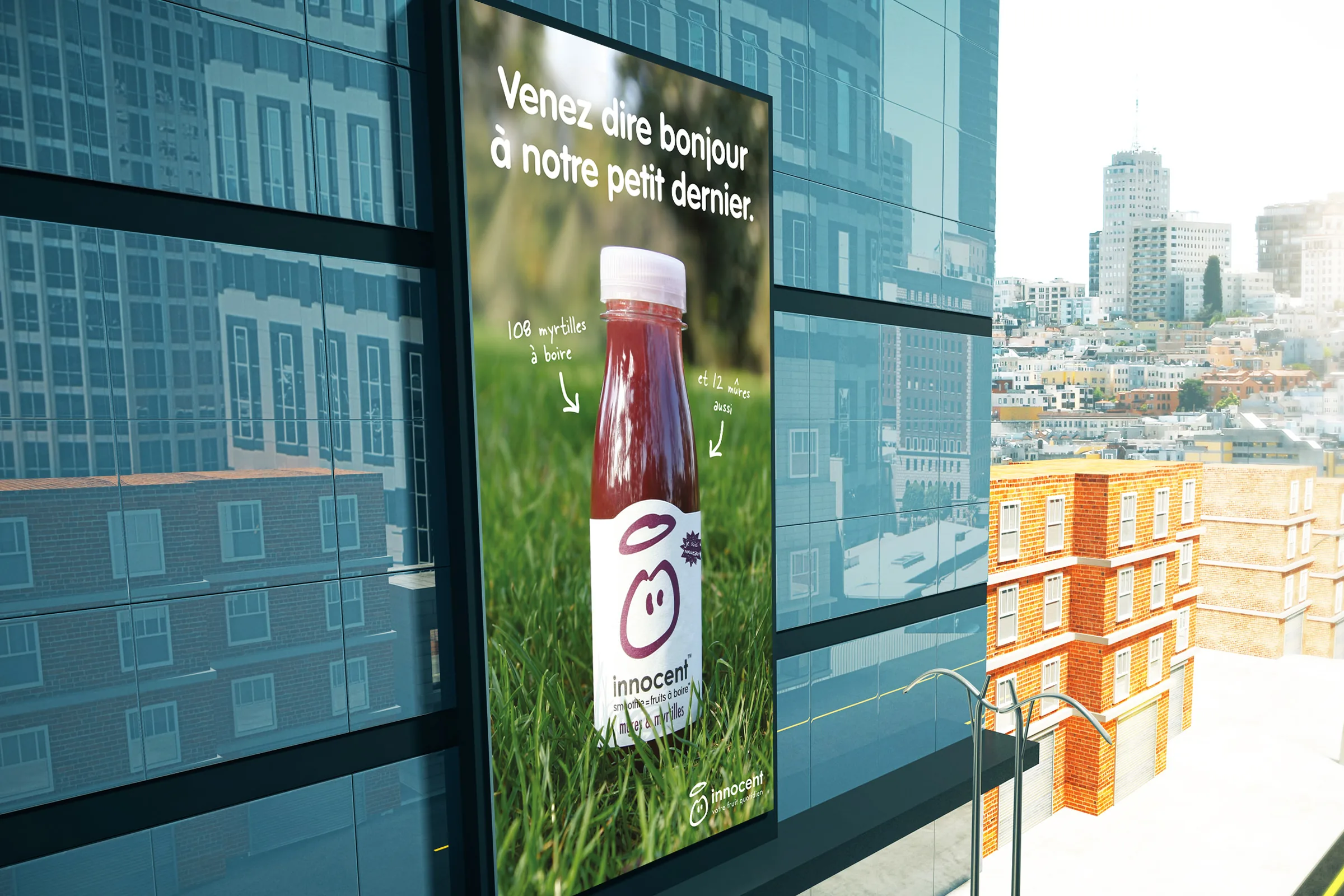 Innocent Drinks - Packaging, panneaux d’affichage, dépliants, PLV