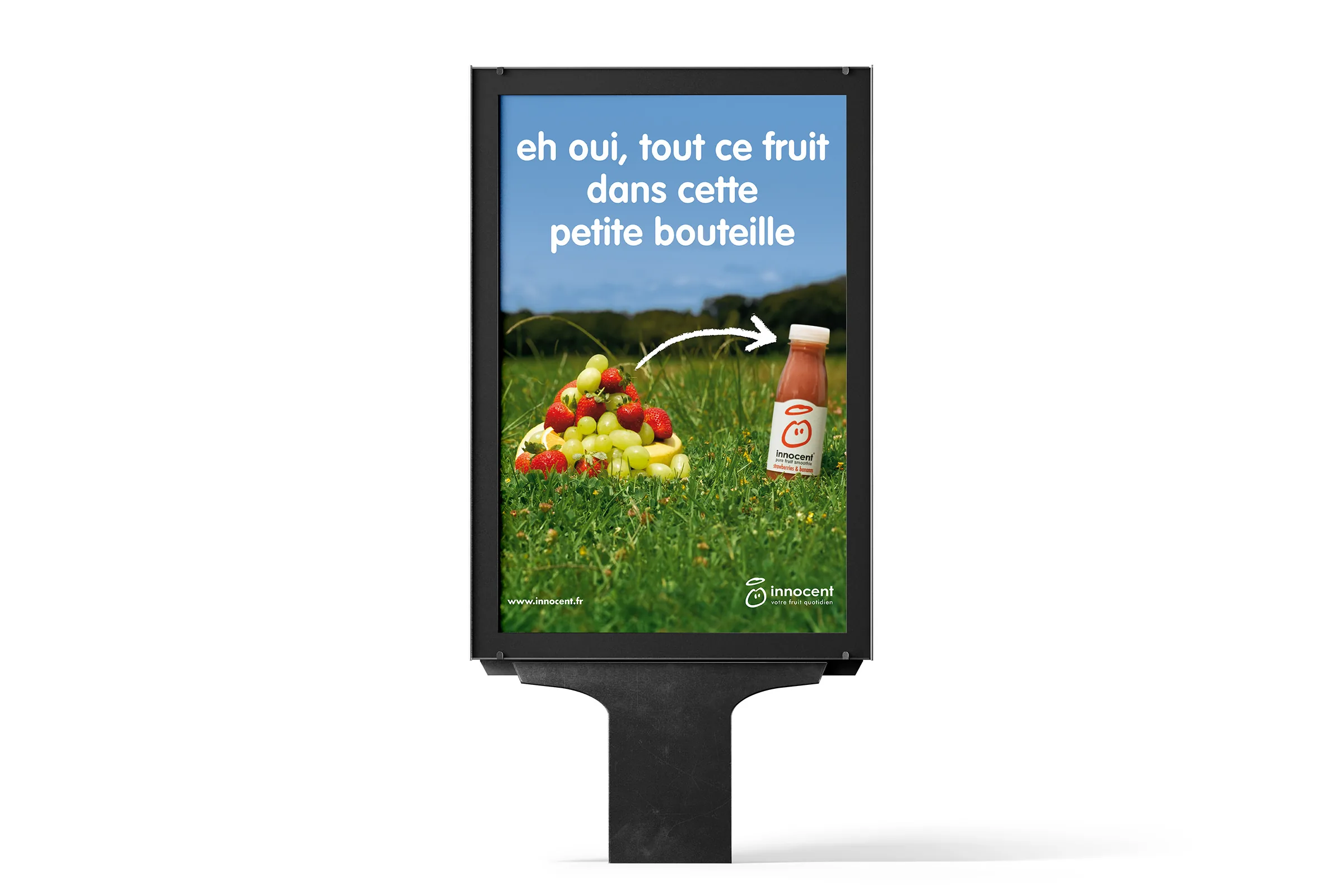 Innocent Drinks - Packaging, panneaux d’affichage, dépliants, PLV